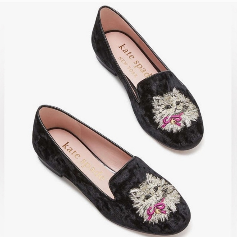 Kate Spade Whiskers Loafers, Black